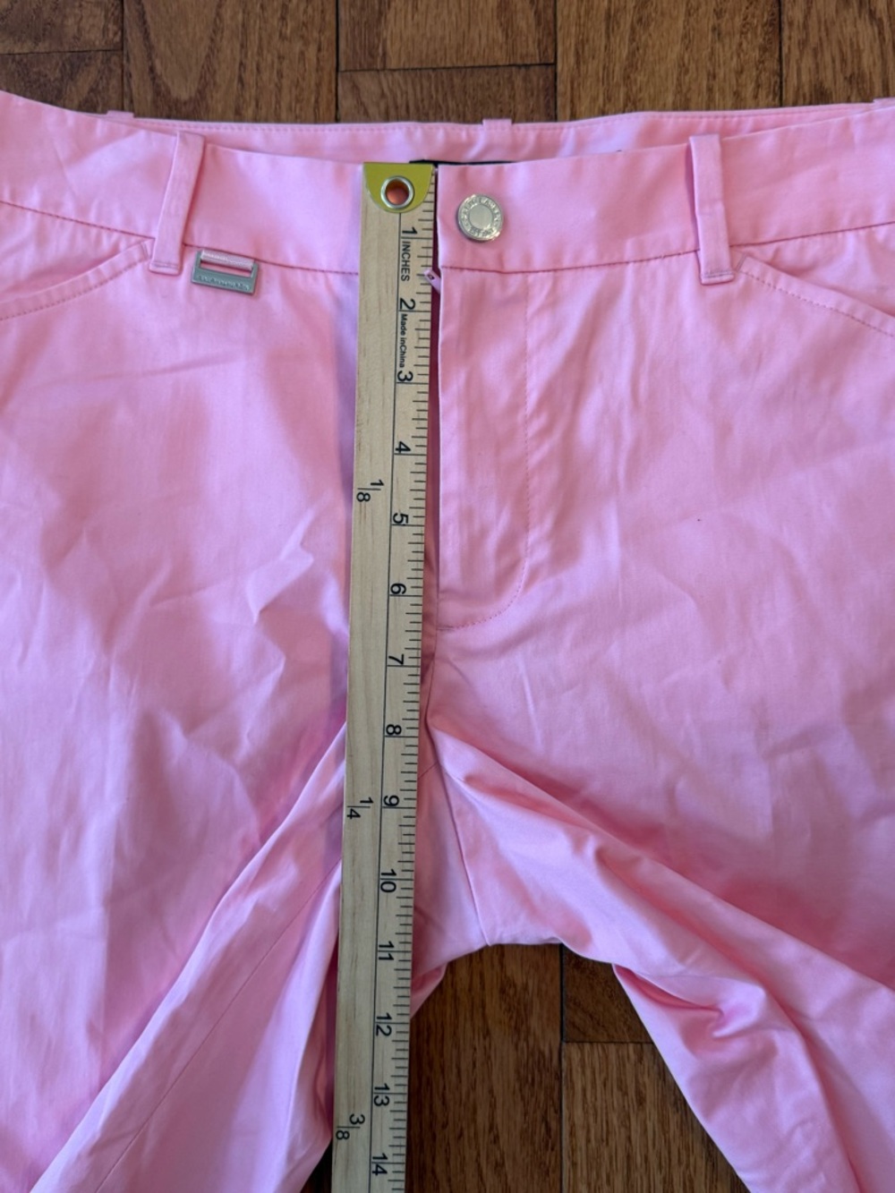 Ralph Lauren Golf Pink Chino Shorts Women’s 6 Resort Preppy - Picture 4 of 6
